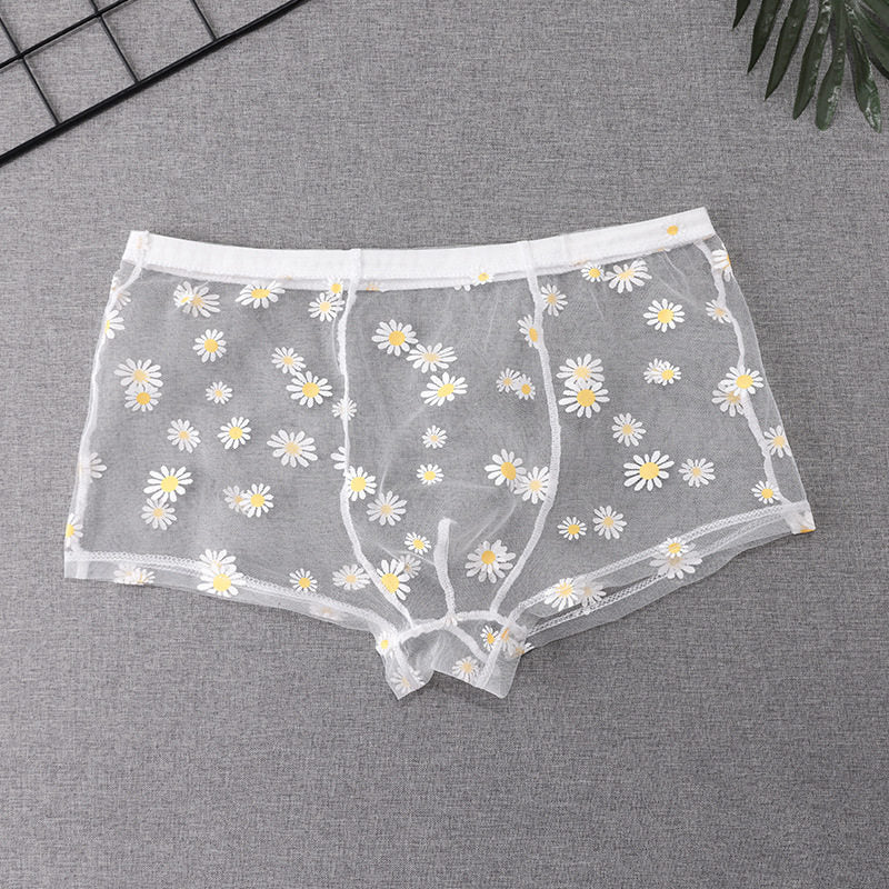ZD Sheer Daisy Boxer Briefs