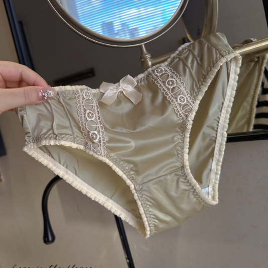 QS Satin Bow Panties (4 Packs)