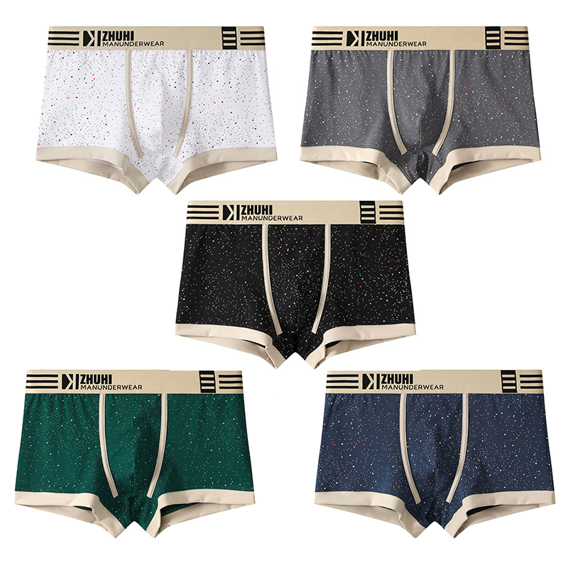 QC New Printed Cotton Men's Underwear