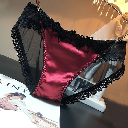 QS Semi-transparent Lace Panty (4 Packs)