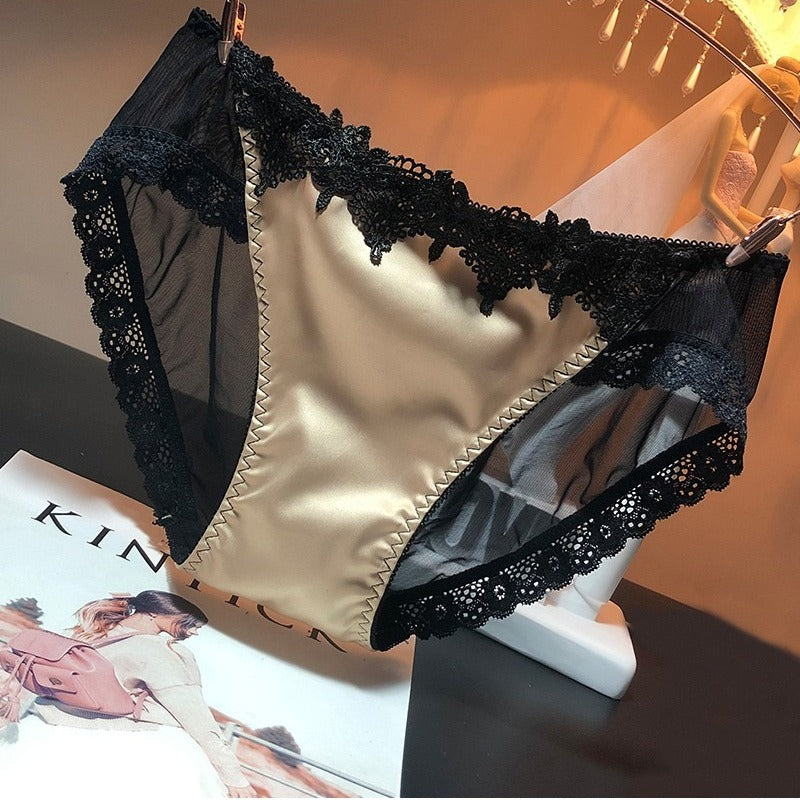 QS Semi-transparent Lace Panty (4 Packs)