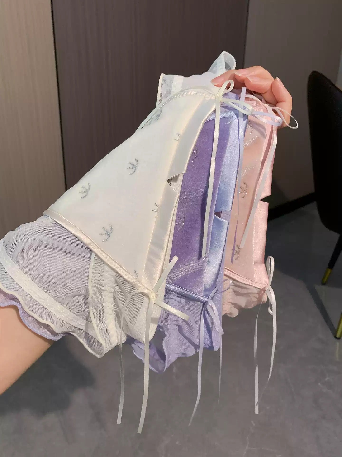 QS Mesh Bow Briefs (4 Packs)