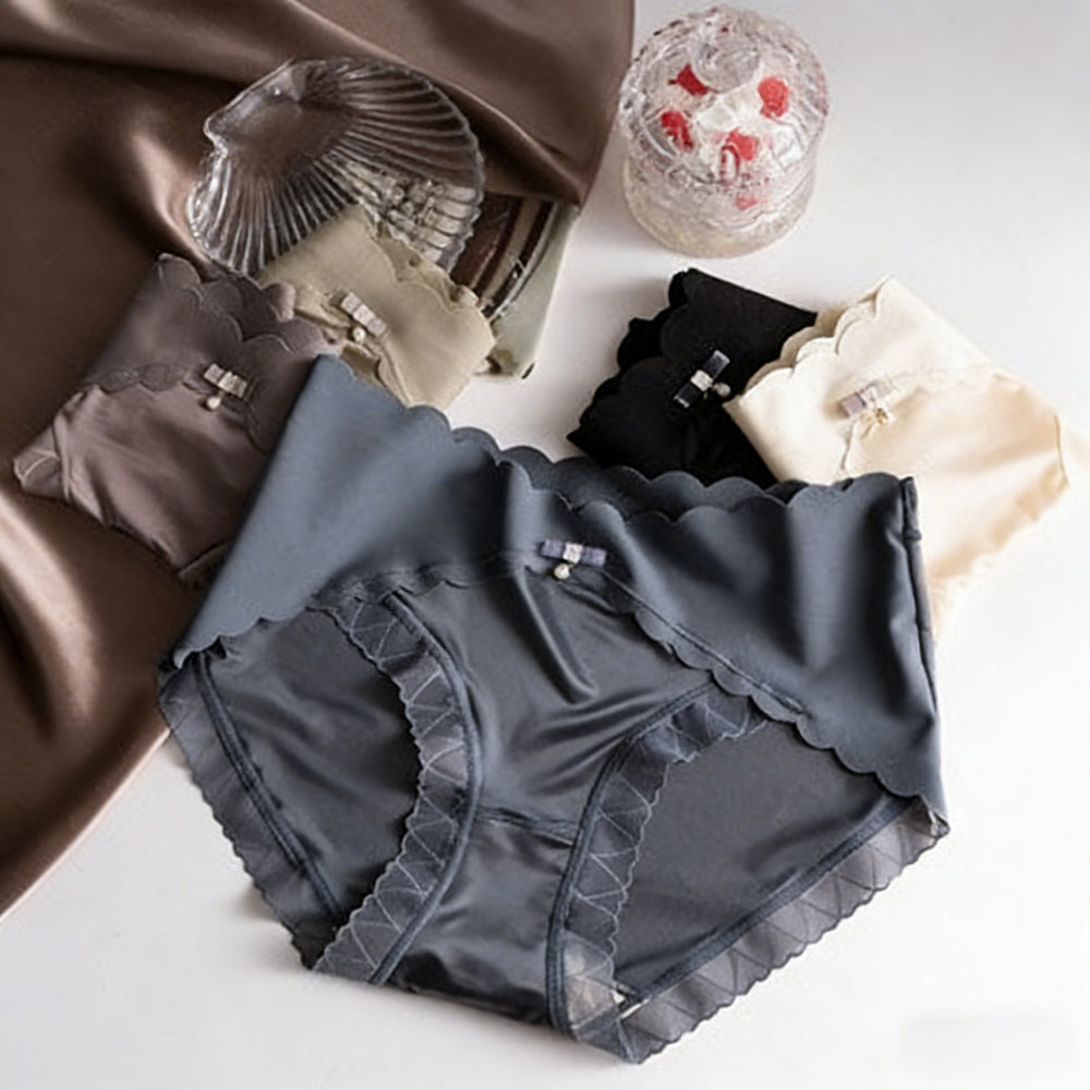 QS Luxury Satin Silky Briefs (4 Packs)