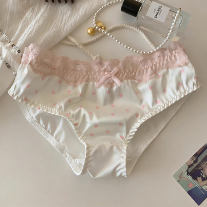 ZD Cotton Heart Briefs(4Packs)