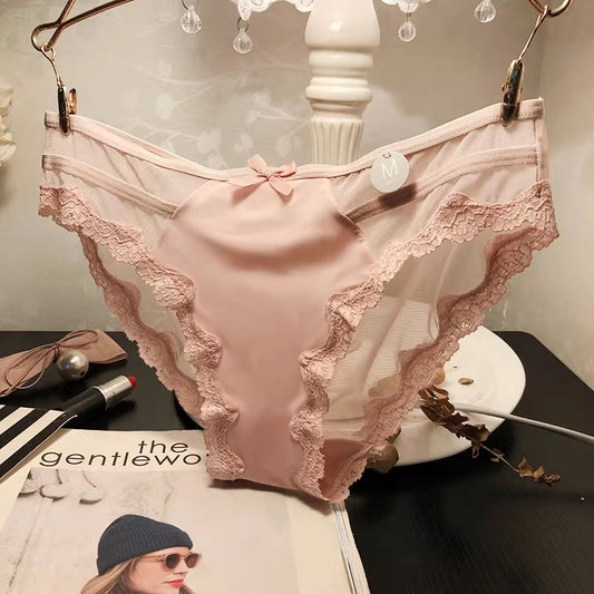 QS Bow-knot Silky Panties (4 Packs)