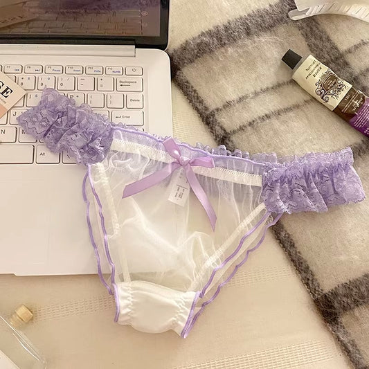 QS Playful Sweetheart Satin Briefs (4 Packs)