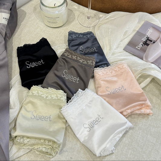 QS Luxury Lace Silky Panties
