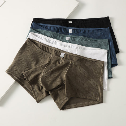 QS Men's Breathable Sports Boxer Briefs