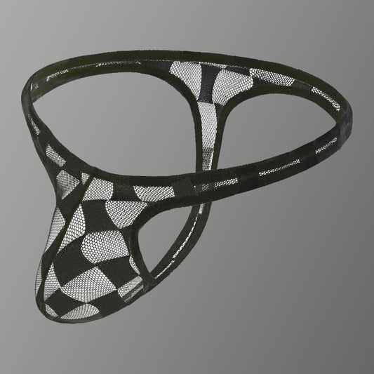 QS Semi-transparent Lace Sexy Thong