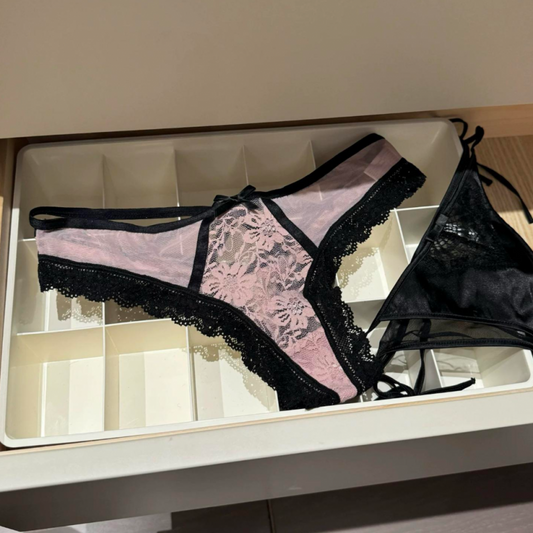 SZ Women Sheer Lace Thong Panties