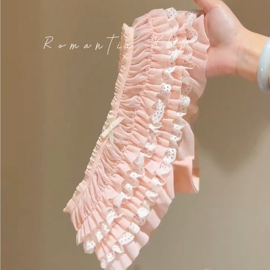 QS Bow Ruffled Lace Panties (4 Packs)