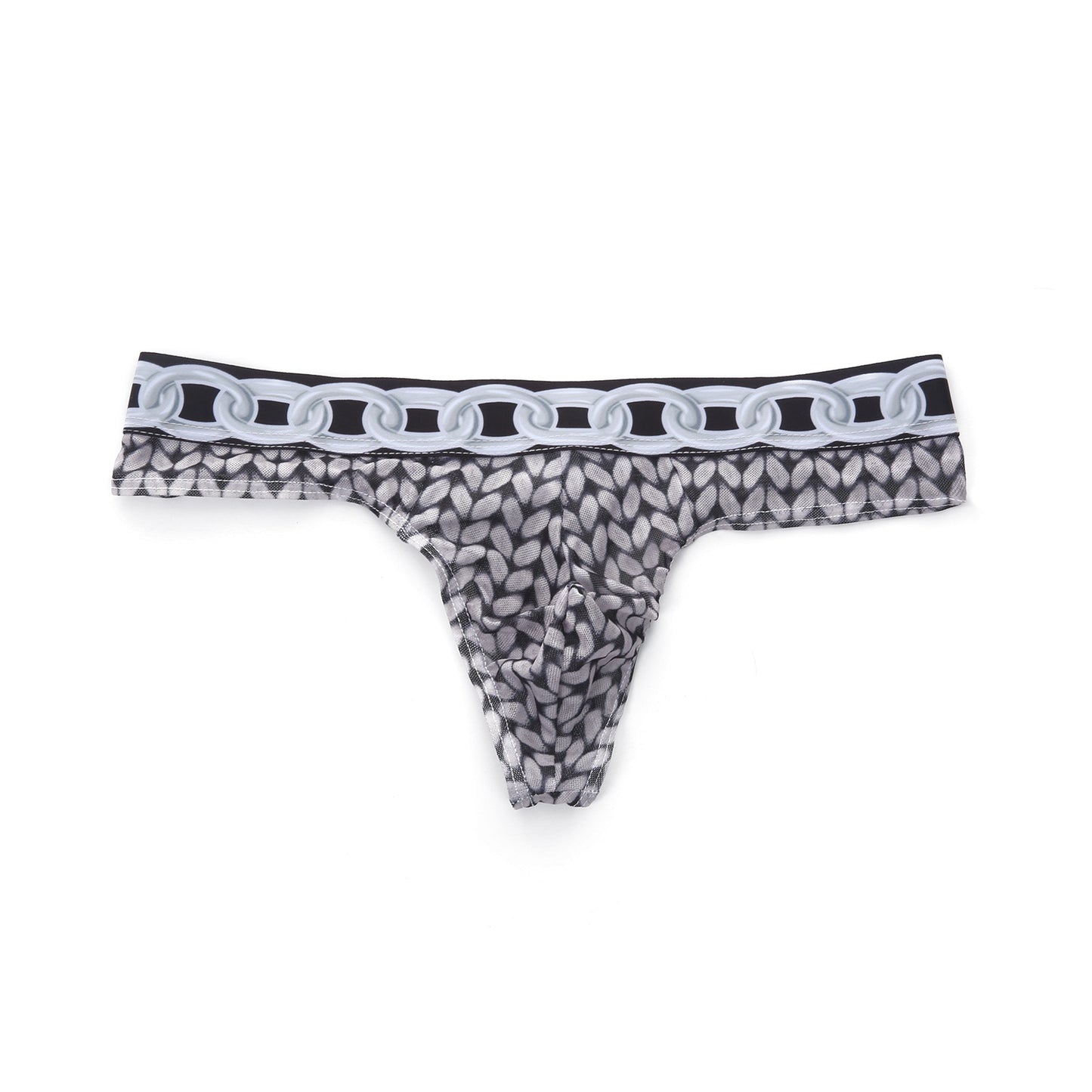 ZD Trendy Waistband Printed Thong