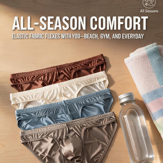 ZD Luxury Silky‑Soft Fitted Men Briefs