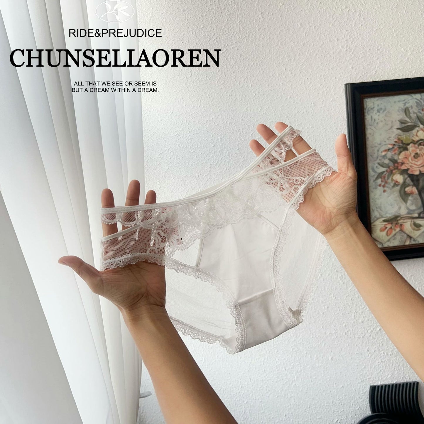 ZD Crisscross Lace Brief