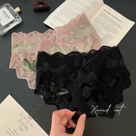 ZD Lace & Bow Crisscross