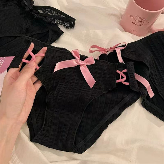 ZD Oversized Bow Cotton Cheeky (4 Packs)