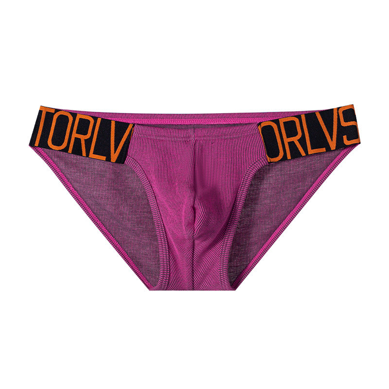 Letter strap pure cotton sexy briefs