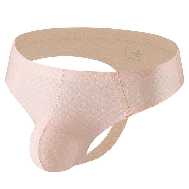 ZDSolid Plaid Print Thong