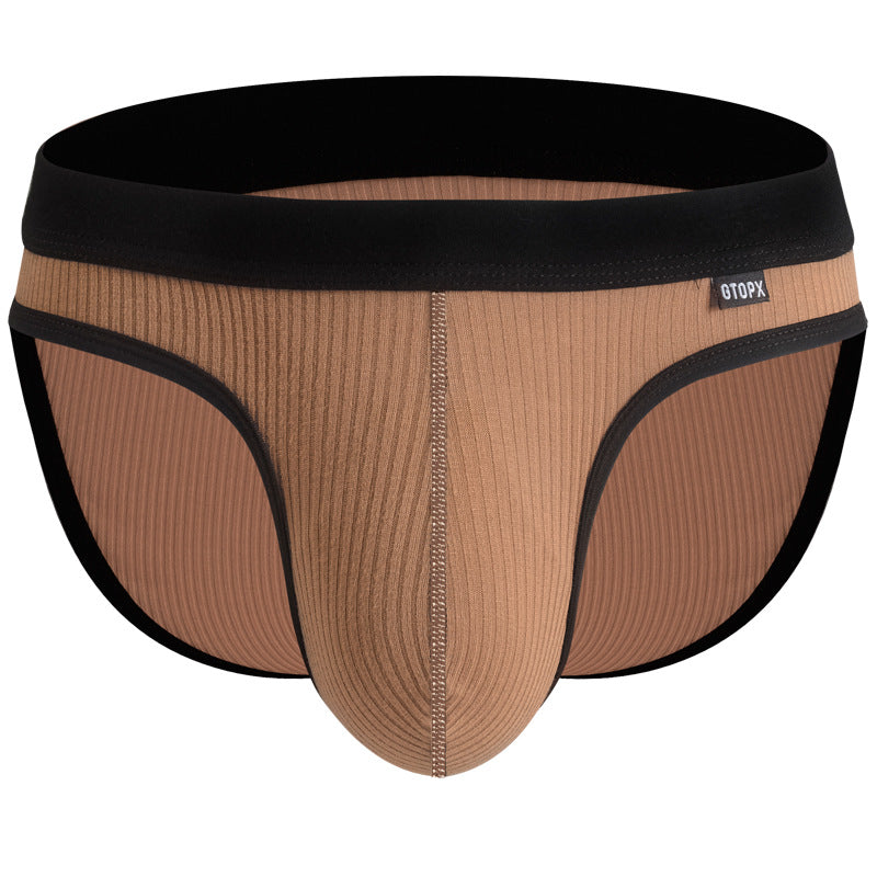 ZDBlack-Trim Pure Cotton Briefs
