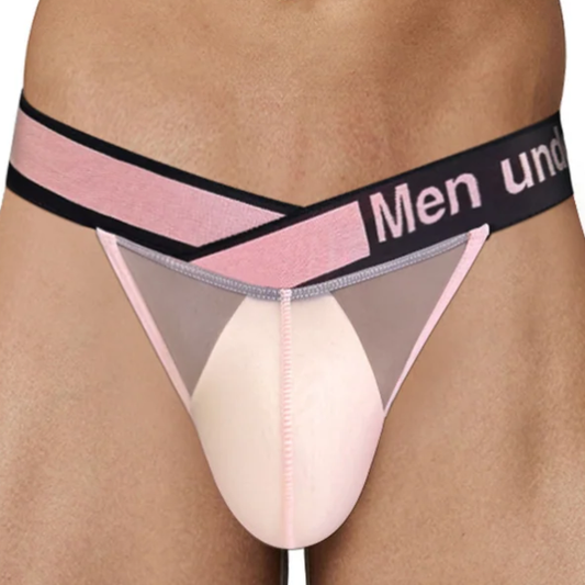 V-belt mesh briefs