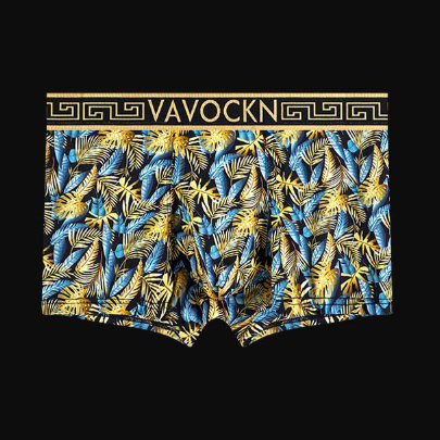 Vintage court print men's underwear