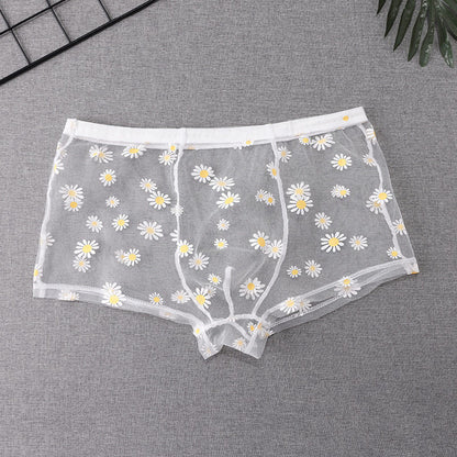 ZD Sheer Daisy Boxer Briefs