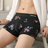 Watercolor Floral All-Print Seamless Ice-Silk Boxer Briefs