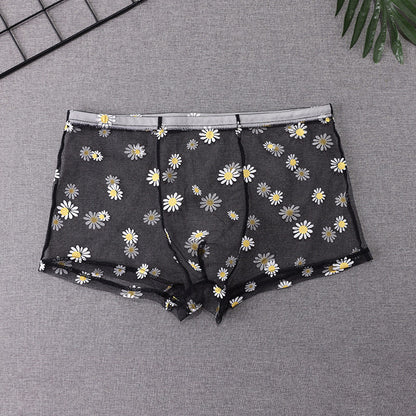 ZD Sheer Daisy Boxer Briefs