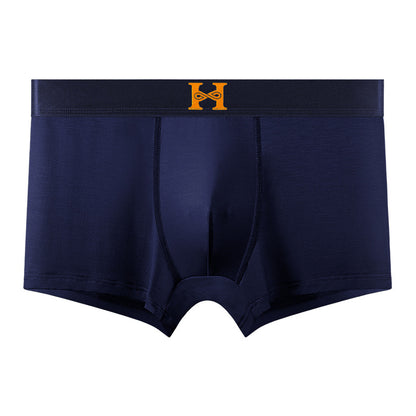 Simple cotton breathable H boxer