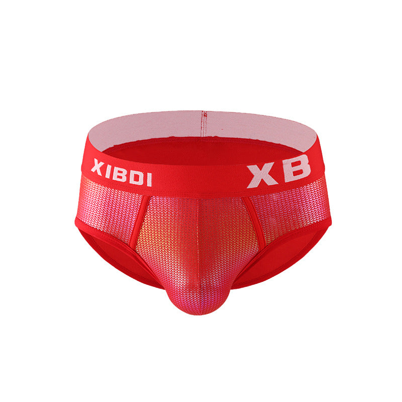 Reflective trendy sports briefs