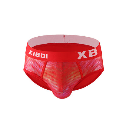 Reflective trendy sports briefs