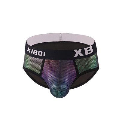 Reflective trendy sports briefs