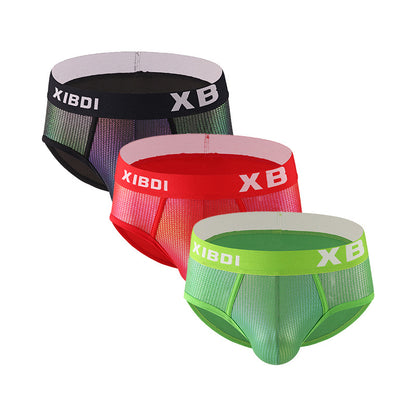 Reflective trendy sports briefs