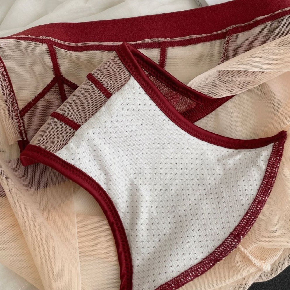 QS Seamless Lace Panties (3 Packs)