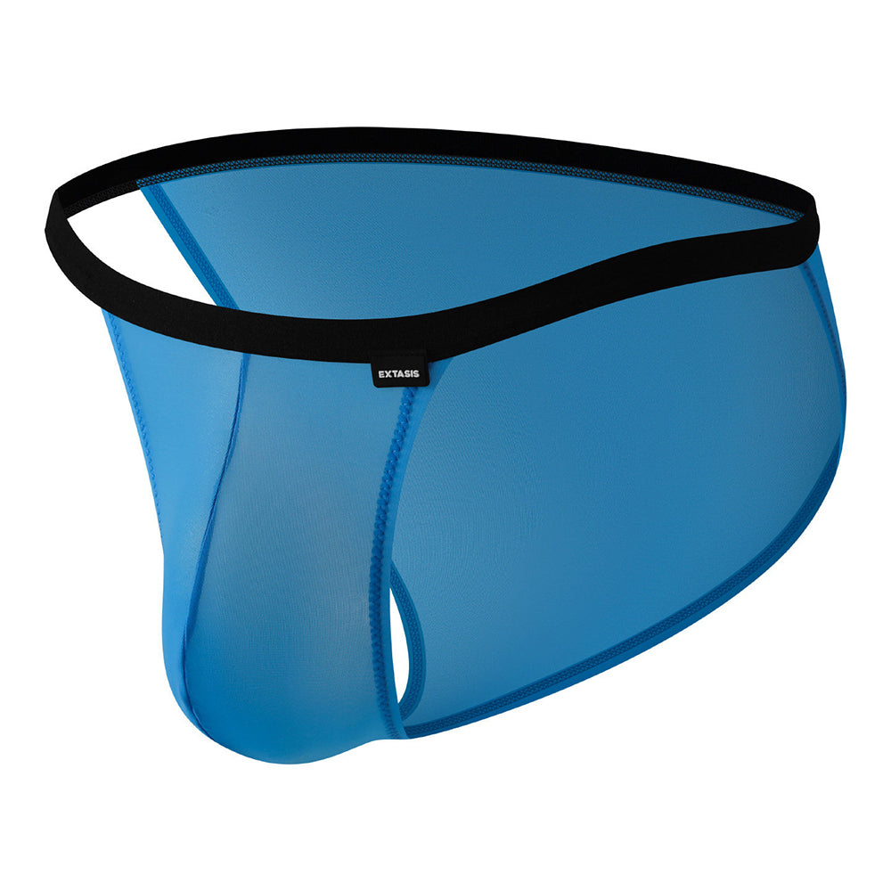 Simple multi-colored semi-transparent high-slit sexy underwear