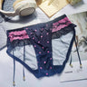 QS Sweet Heart Print Silky Briefs