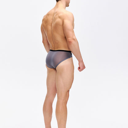 Dual Waistband Buckle Low-Rise Briefs