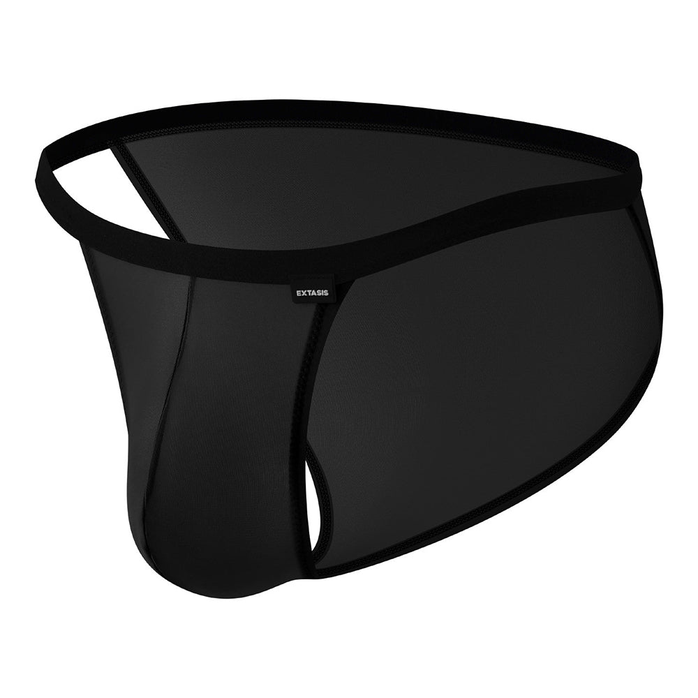 Simple multi-colored semi-transparent high-slit sexy underwear