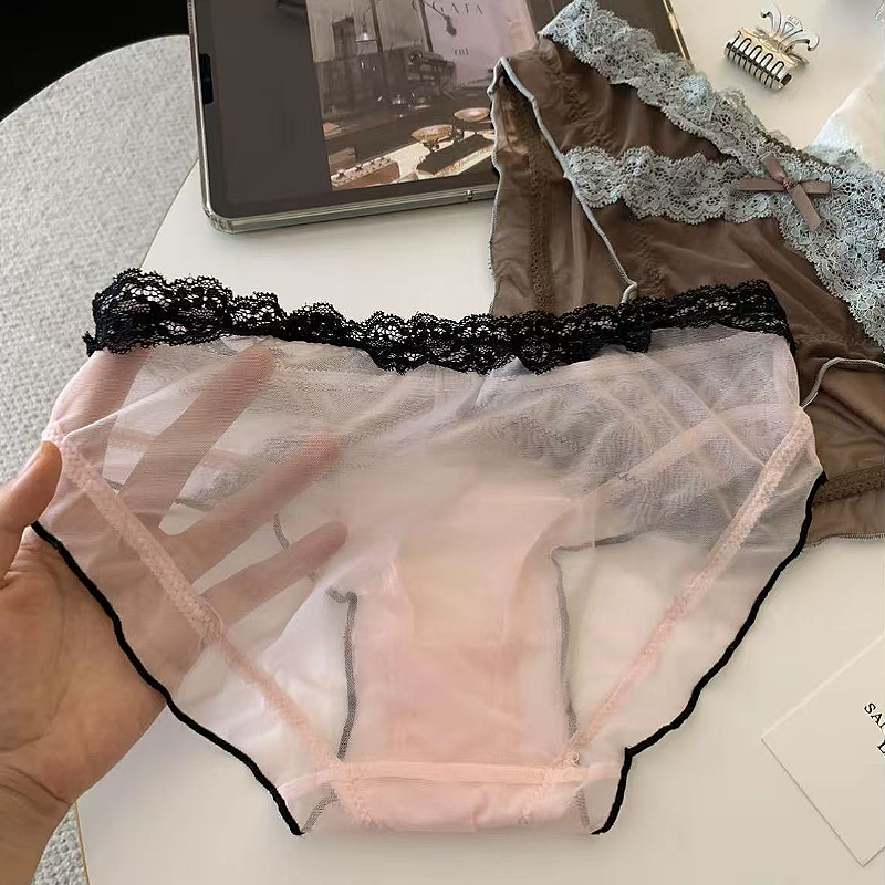 SZ Women Sheer Lace Briefs