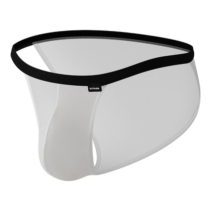 Simple multi-colored semi-transparent high-slit sexy underwear
