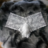QS Sexy Transparent Lace Briefs