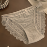 Geometric Lace Sheer Mid-Rise Briefs