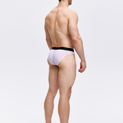 Waistband and transparent seamless briefs