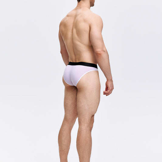 Waistband and transparent seamless briefs