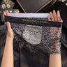 QS Sexy Leopard Print Semi-transparent Breathable Boxer Briefs