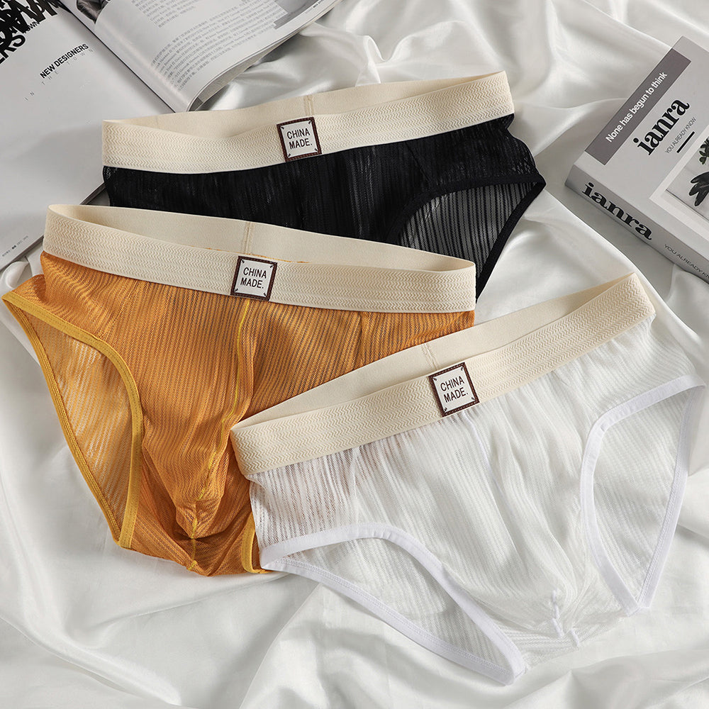 Transparent striped comfort underwear