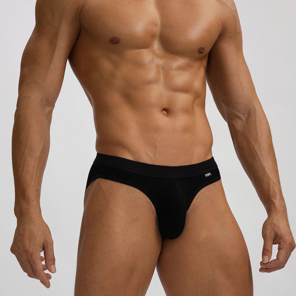 Pure cotton big pouch briefs