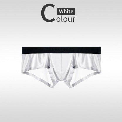 QS Glossy Satin Stretch Silky Boxer Briefs