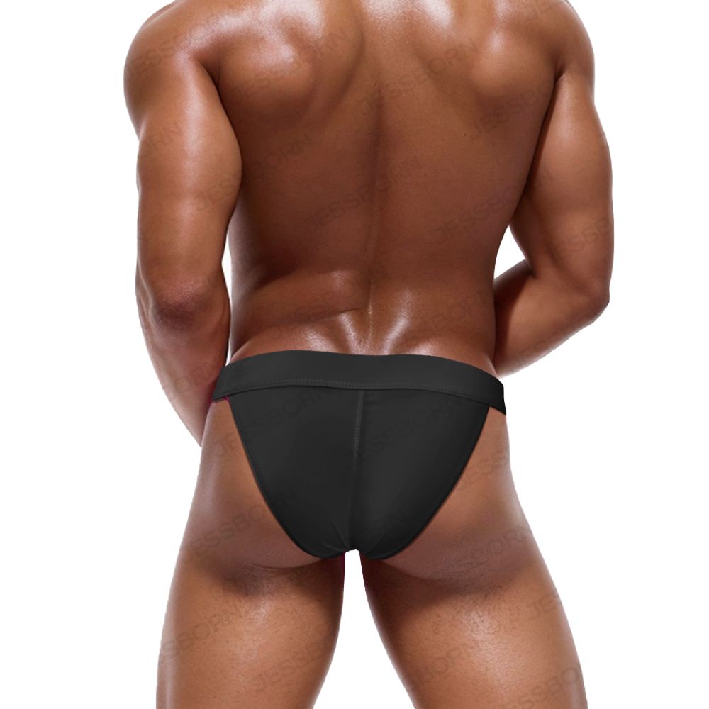 Metal-ringed pure cotton sexy briefs
