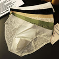 Spiderweb-like transparent sexy silky Briefs